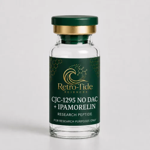 CJC-1295 NO DAC + Ipamorelin research vial